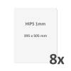 HPS panel, 395x505mm, thickness 1mm, 8 pcs/set - 1