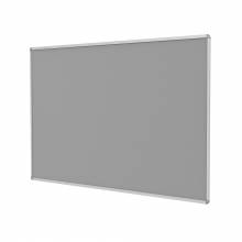 Fire Rated Fabric Pin Board - Grey
