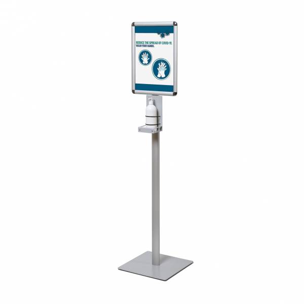 Hand Sanitiser Station with Snap Frame