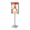 Double-Sided Info Pole with 25mm Snap Frame, Rondo Corner, 70 x 100 cm - 3