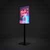 Info Pole LED Slide In, DIN A1, RAL 9005 - 2