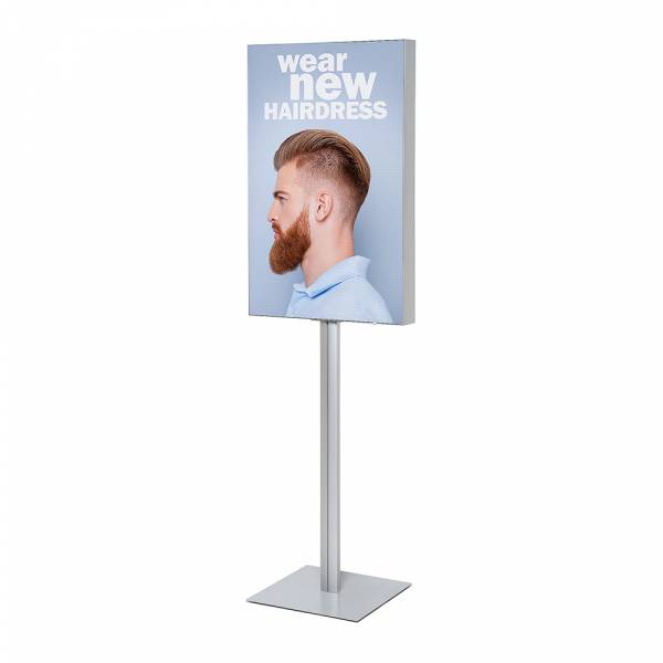 Info Pole Textile Frame, 70x100cm, LED