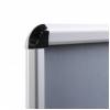 Snap Frame 70x100 - Tamper-proof - Rounded Corners (32 mm) - 46