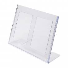 A4 Landscape Leaflet Holder - Menu Stand - Injection moulded