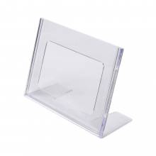 A6 Landscape Leaflet Holder - Menu Stand - Injection moulded