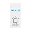 Premium backlit film 200g/m2, satin surface, 420x594mm - 3