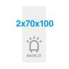 Premium backlit film 200g/m2, satin surface, 700x1000mm - 4