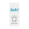 Premium backlit film 200g/m2, satin surface, 420x594mm - 6