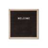 Black Letter Board 60 x 80 cm, black frame - 6