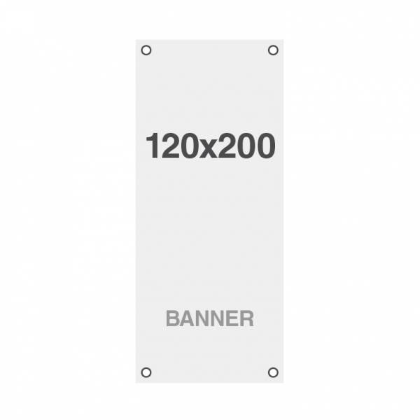 Premium banner print, No Curl 220g / m2, matte finish, 120x200cm