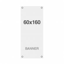Premium banner print, No Curl 220g / m2, matte finish, 60x160cm