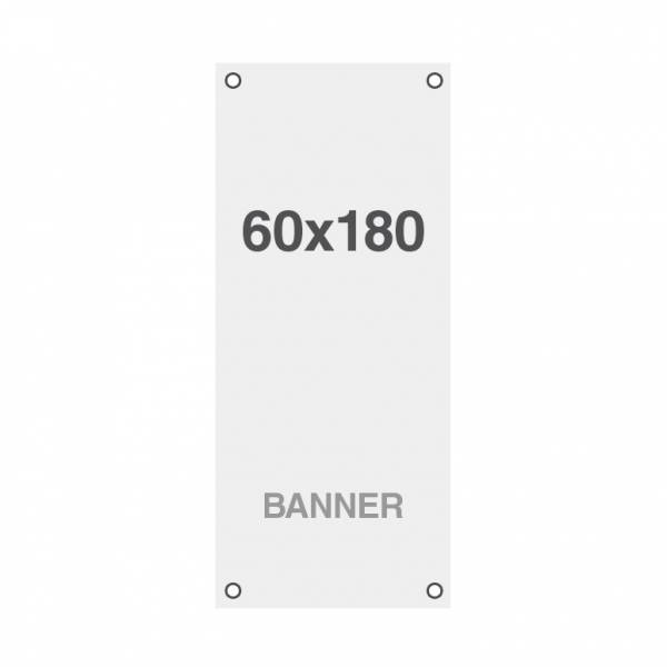 Premium banner print, No Curl 220g / m2, matte finish, 60x180cm