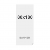 Premium banner print, No Curl 220g / m2, matte finish, 80x200cm - 7