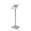 A4 Menu Display Stand , 25 mm, SECH pole, wood base - 0