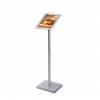 A2 Menu Stand - 25mm snap frame Silver laminate MFC base - 8