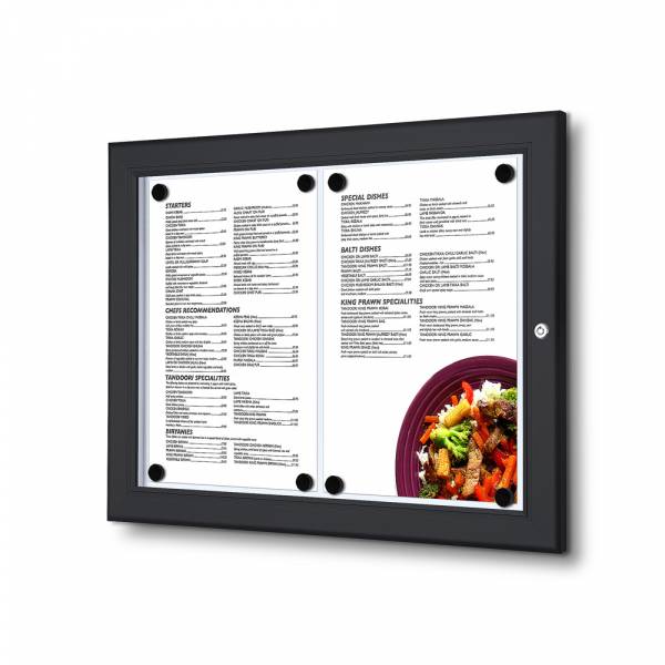 Outdoor Menu Board  Black (2xA4)