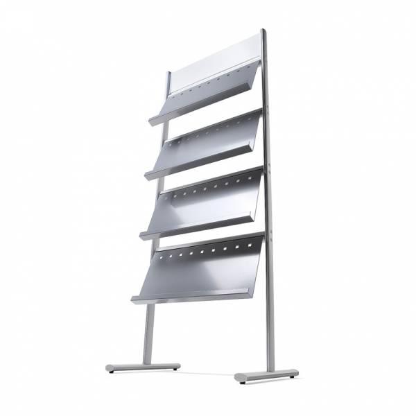 Multipocket Brochure Stand - 4 shelves