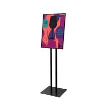 Menu Stand LED Slide In, DIN A2, RAL 9005