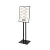 Menu Stand LED Slide In, DIN A2, RAL 9005 - 4