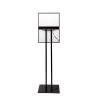 Menu Stand LED Slide In, DIN A2, RAL 9005 - 7