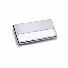 Magnetic Name Badge, Silver