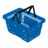 Shopping Basket 22L Blue - 7