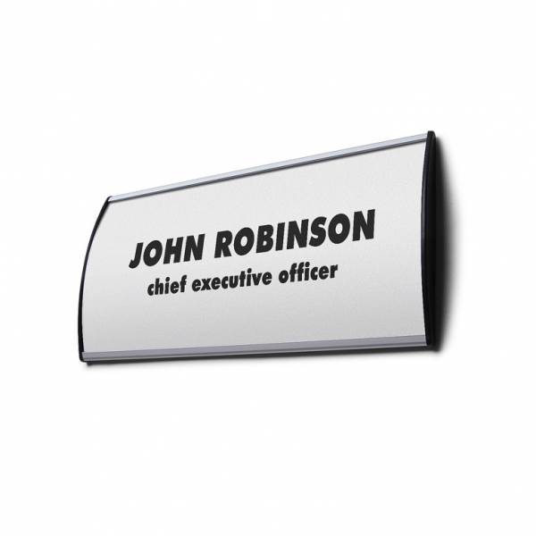 Curved Sign holder - Wall sign holder - Door Sign holder