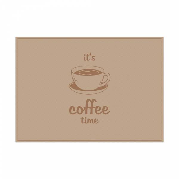 Placemat Coffee Time Light Brown