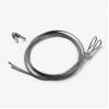 2m Wire Hanging Kit with hooks and loop ends - Set of 2 - 0