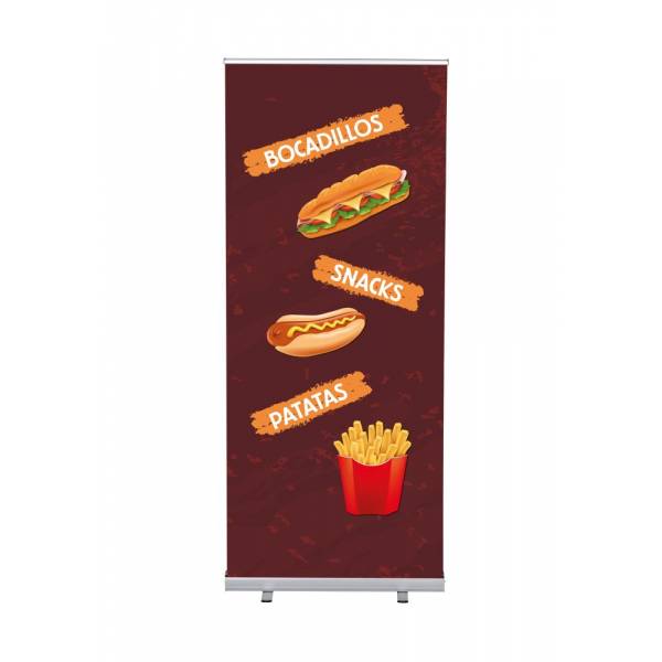 Roll-Banner Budget 85 Complete Set Snacks Spanish