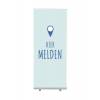 Roll-Banner Budget 85 Complete Set Sign In Here Blue German - 6