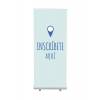 Roll-Banner Budget 85 Complete Set Sign In Here Blue English - 8