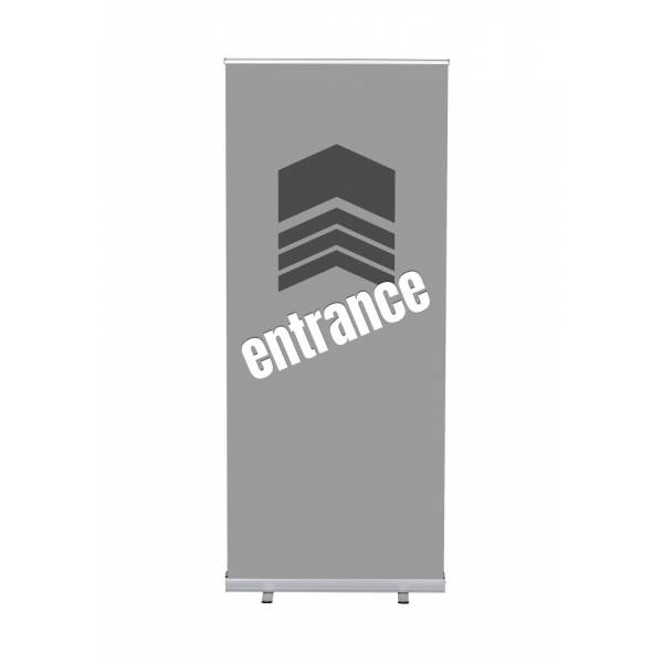 Roll-Banner Budget 85 Complete Set Entrance Grey English