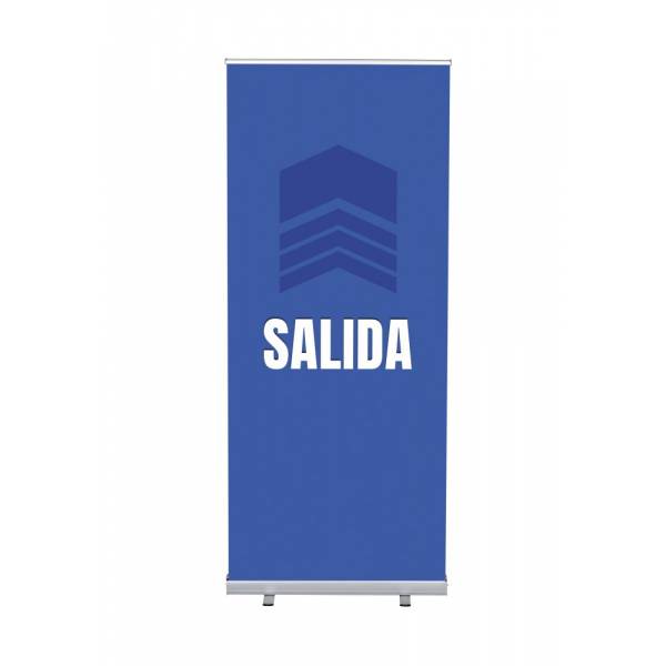 Roll-Banner Budget 85 Complete Set Exit Blue Spanish