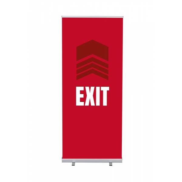 Roll-Banner Budget 85 Complete Set Exit Red English