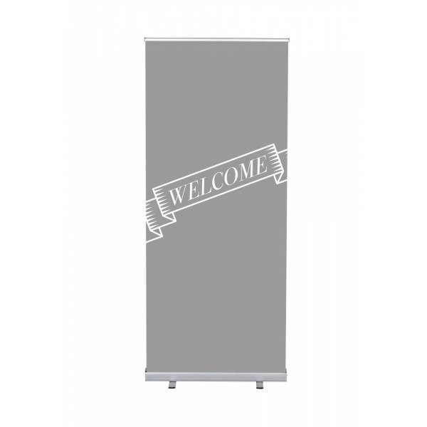 Roll-Banner Budget 85 Complete Set Welcome Grey English
