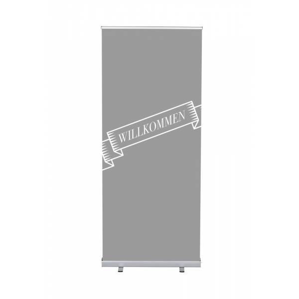 Roll-Banner Budget 85 Complete Set Welcome Grey German