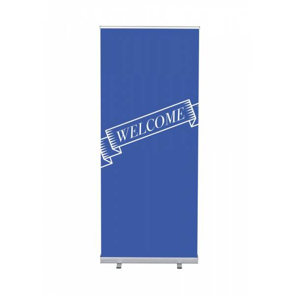 Roll-Banner Budget 85 Complete Set Welcome Blue English