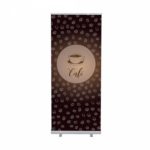 Roll-Banner Budget 85 Complete Set Coffee French