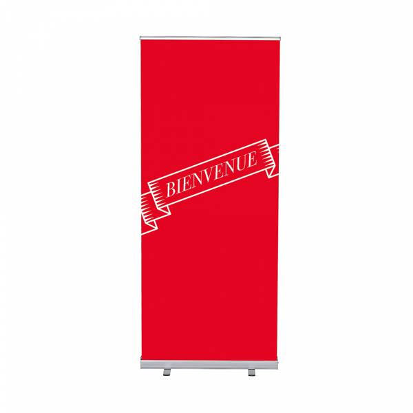 Roll-Banner Budget 85 Complete Set Welcome Red French