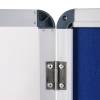 Lockable Fabric Noticeboard - Blue (90x120) - 5