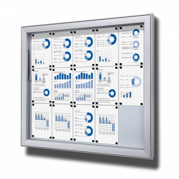 Premium Outdoor Noticeboard (15xA4)