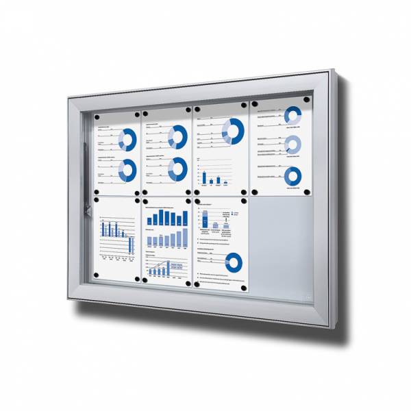 Premium Outdoor Noticeboard (8xA4)