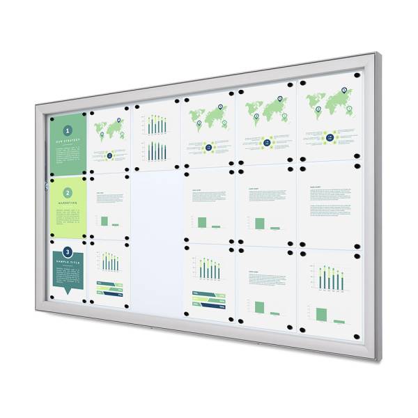 OUTDOOR NOTICEBOARD Slim 18xA4