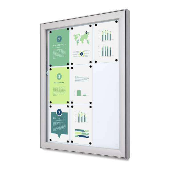 OUTDOOR NOTICEBOARD Slim 9xA4