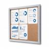 Lockable Noticeboard with Safety Corners - 4