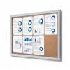 Lockable Noticeboard with Safety Corners - 5