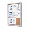 Lockable Noticeboard with Safety Corners - 31