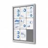 Lockable Noticeboard with Safety Corners - 16