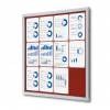 Lockable Noticeboard with Safety Corners - 18